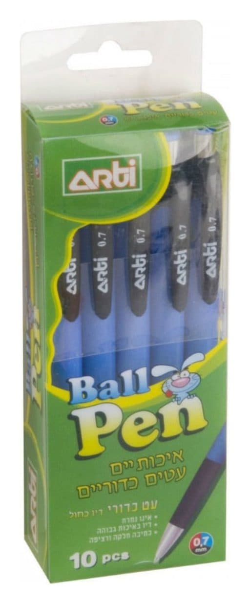 מארז עטי לחצן כדוריים 0.7 מ"מ ARTI - תמונה 1