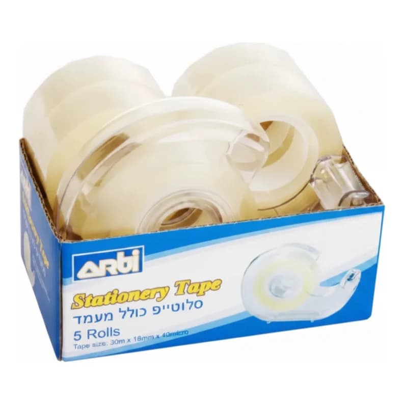 דיספנסר סלוטייפ Arti + 5 גלילים - תמונה 1