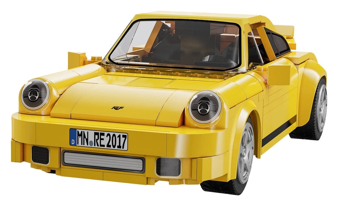 רכב להרכבה 222 חלקים עם שלט - CaDA RUF CTR 2017 Yellowbird - תמונה 1