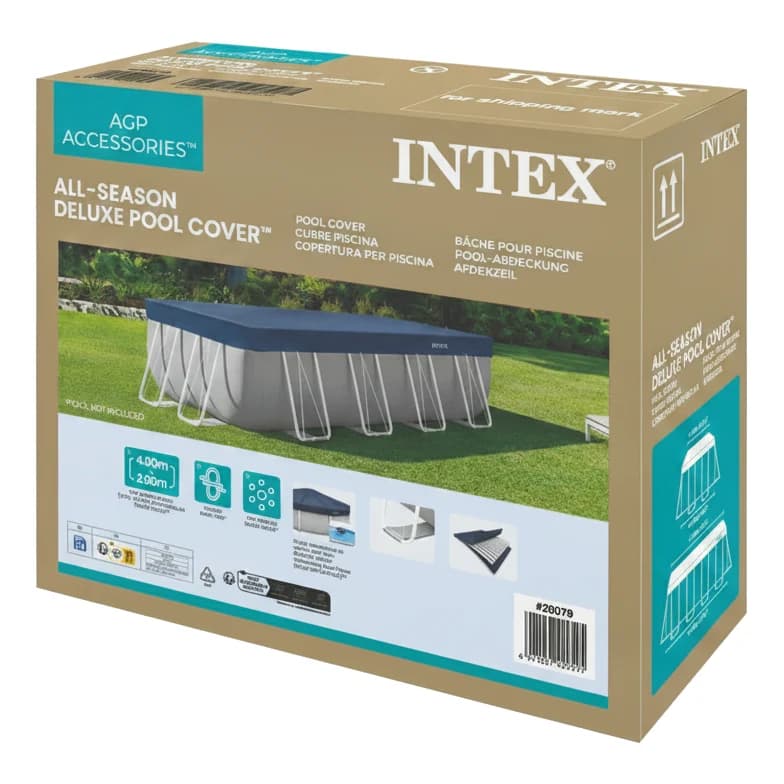 כיסוי חורף לבריכה מלבנית INTEX 400x200 ס"מ - תמונה 1