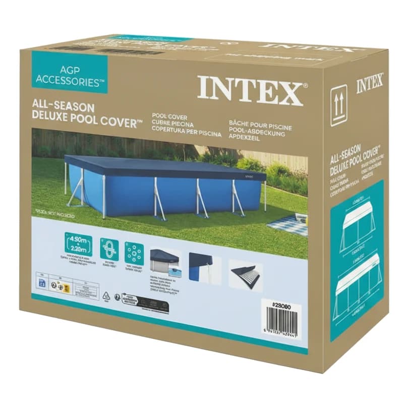 כיסוי חורף לבריכה מלבנית INTEX 450x250 ס"מ - תמונה 1