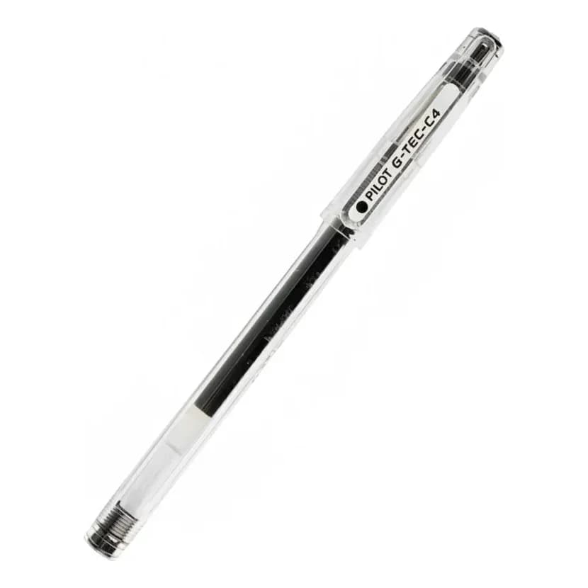 עט ג'ל פיילוט G-TEC-C4 0.4 מ"מ - שחור - תמונה 1